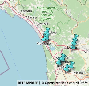 Mappa 55049 Viareggio LU, Italia (17.41385)