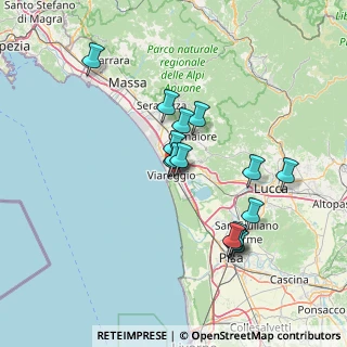Mappa 55049 Viareggio LU, Italia (13.09733)
