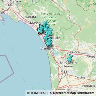 Mappa 55049 Viareggio LU, Italia (9.64176)