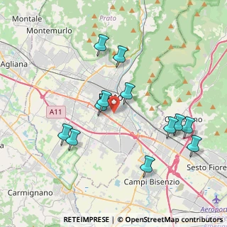 Mappa Via Enrico Caruso, 59100 Prato PO, Italia (4.04667)