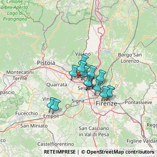 Mappa Via Enrico Caruso, 59100 Prato PO, Italia (9.16615)
