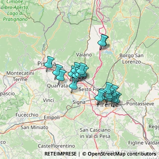Mappa Via Enrico Caruso, 59100 Prato PO, Italia (10.8255)