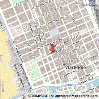 Mappa Via Sant'Andrea,  84, 55049 Viareggio, Lucca (Toscana)