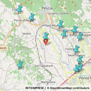 Mappa Via Bernini, 51017 Pescia PT, Italia (2.94083)