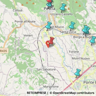 Mappa Via Bernini, 51017 Pescia PT, Italia (3.05545)