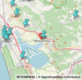 Mappa Via del Pantaneto, 55054 Massarosa LU, Italia (6.43538)