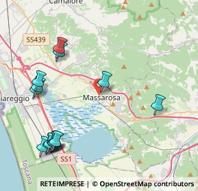 Mappa Via del Pantaneto, 55054 Massarosa LU, Italia (5.21929)