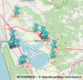 Mappa Via del Pantaneto, 55054 Massarosa LU, Italia (4.5)