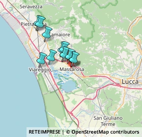 Mappa Via del Pantaneto, 55054 Massarosa LU, Italia (4.70583)