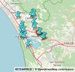Mappa Via del Pantaneto, 55054 Massarosa LU, Italia (5.64737)