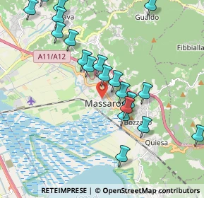 Mappa Via del Pantaneto, 55054 Massarosa LU, Italia (2.157)