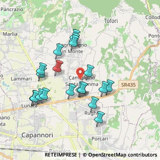 Mappa Via Stradone Ang.Pianacce, 55012 Capannori LU, Italia (1.834)