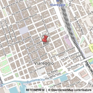 Mappa Via Vittorio Veneto, 130, 55049 Viareggio, Lucca (Toscana)