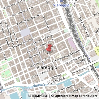 Mappa Via Vittorio Veneto, 95, 55049 Viareggio, Lucca (Toscana)