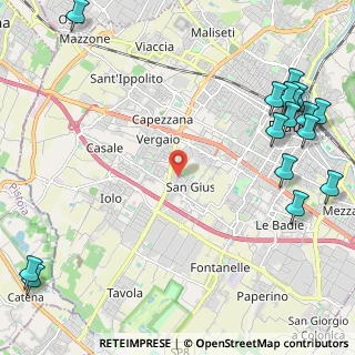 Mappa Via Portella della Ginestra, 59100 Prato PO, Italia (3.35875)