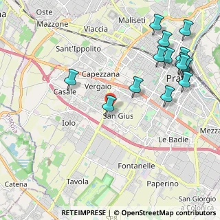 Mappa Via Portella della Ginestra, 59100 Prato PO, Italia (2.60929)