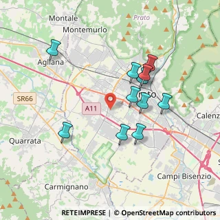 Mappa Via Portella della Ginestra, 59100 Prato PO, Italia (3.47636)