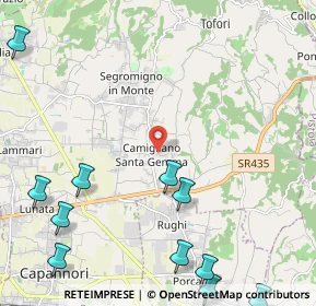 Mappa Via delle Pianacce, 55012 Capannori LU, Italia (3.25818)