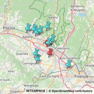 Mappa Via Tobia Bertini, 59100 Prato PO, Italia (5.88364)