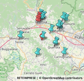 Mappa Via 1° Maggio, 51034 Serravalle Pistoiese PT, Italia (7.16833)