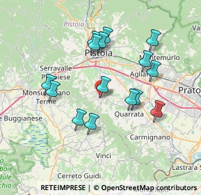 Mappa Via 1° Maggio, 51034 Serravalle Pistoiese PT, Italia (6.97733)