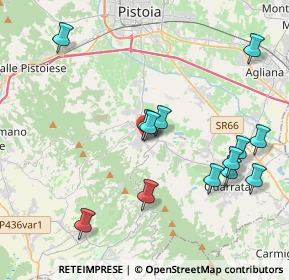 Mappa Via 1° Maggio, 51034 Serravalle Pistoiese PT, Italia (4.45615)