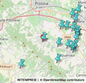 Mappa Via 1° Maggio, 51034 Serravalle Pistoiese PT, Italia (5.37611)