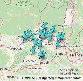 Mappa Via 1° Maggio, 51034 Serravalle Pistoiese PT, Italia (9.6345)