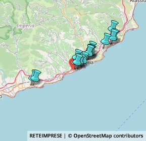 Mappa Strada Trasversale, 18100 Imperia IM, Italia (5.165)