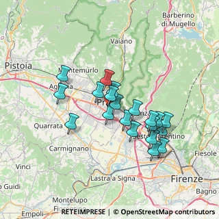 Mappa Via Adriano Zarini, 59100 Prato PO, Italia (6.173)