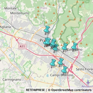 Mappa Via Adriano Zarini, 59100 Prato PO, Italia (2.74091)