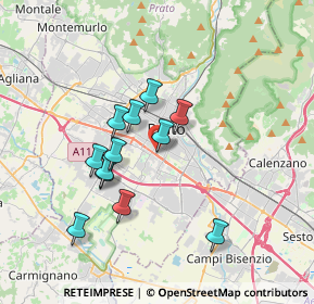 Mappa Via Napoli, 59100 Prato PO, Italia (3.10083)