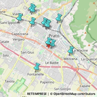 Mappa Via Napoli, 59100 Prato PO, Italia (2.16)