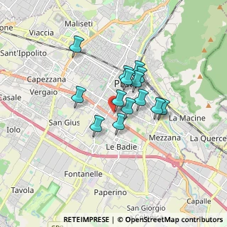 Mappa Via Napoli, 59100 Prato PO, Italia (1.21071)