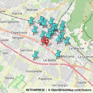 Mappa Via Napoli, 59100 Prato PO, Italia (1.49)