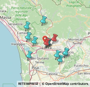 Mappa Via del Grotteto, 55100 Lucca LU, Italia (11.49385)