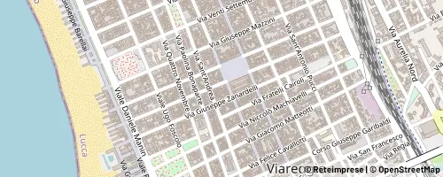 Mappa Viareggio