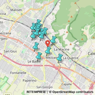 Mappa Via Fratelli da Maiano, 59100 Prato PO, Italia (1.41067)