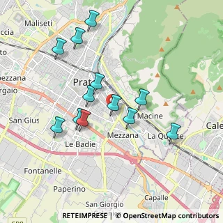 Mappa Via Fratelli da Maiano, 59100 Prato PO, Italia (1.8)