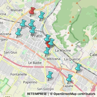Mappa Via Fratelli da Maiano, 59100 Prato PO, Italia (2.31333)