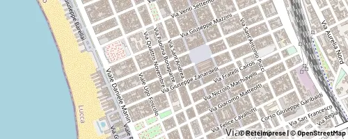 Mappa Viareggio