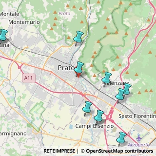 Mappa Via Brunelleschi, 59100 Prato PO, Italia (5.64455)