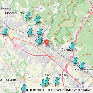 Mappa Via Brunelleschi, 59100 Prato PO, Italia (6.07846)