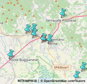 Mappa Via del Melo, 51018 Pieve A Nievole PT, Italia (5.26364)