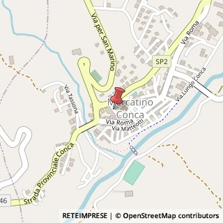Mappa Via Bellini, 24, 61013 Mercatino Conca, Pesaro e Urbino (Marche)