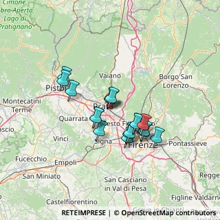 Mappa Via del Colle, 59100 Prato PO, Italia (10.97556)