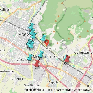 Mappa Via del Colle, 59100 Prato PO, Italia (1.82077)
