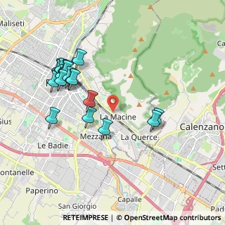 Mappa Via del Colle, 59100 Prato PO, Italia (2.076)