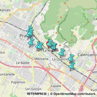 Mappa Via del Colle, 59100 Prato PO, Italia (1.4675)