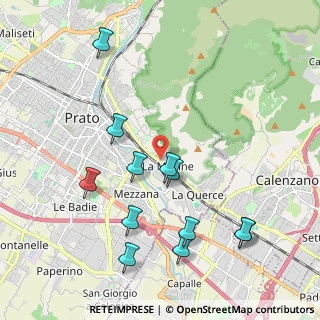 Mappa Via del Colle, 59100 Prato PO, Italia (2.26667)